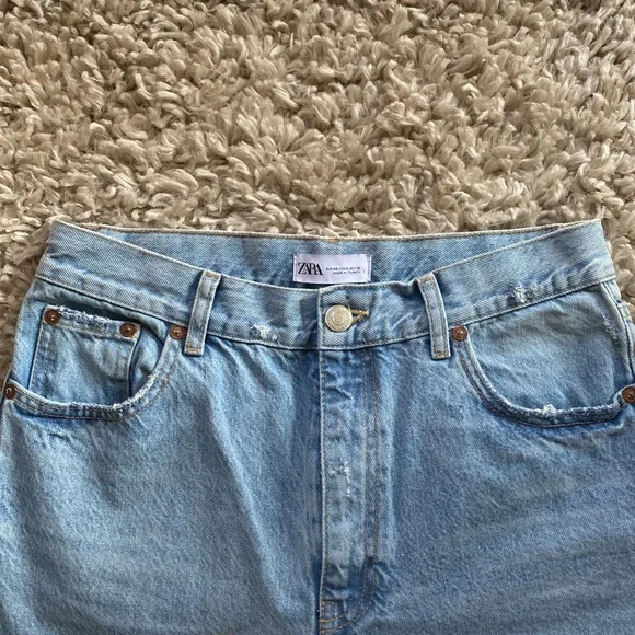 Zara Wide Leg Jeans - Picture 4 of 10